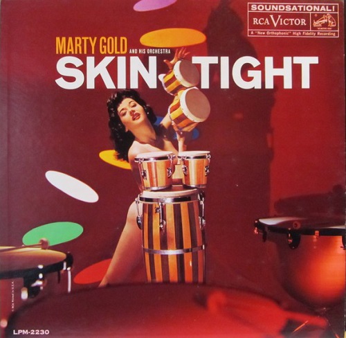 Skin Tight Space Age easy listening style record by Marty Gold and His Orchestra