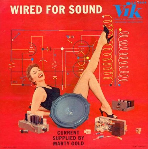 Wired For Sound Space Age easy listening style record by Marty Gold and His Orchestra